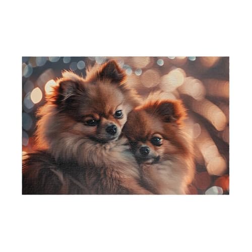 Puzzles für Erwachsene 1000 Teile Tier Hund 75 x 50 cm Puzzle Erwachsene Klassische Puzzles Pädagogisches Spiel Impossible Herausforderung 1000 Teile Puzzle von Jiian