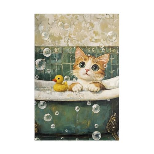 Puzzles für Erwachsene 1000 Teile Tiere Enten Katzen 75 x 50 cm Puzzle Erwachsene Klassische Puzzles Pädagogisches Spiel Impossible Herausforderung 1000 Teile Puzzle von Jiian