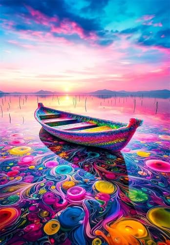 Puzzles für Erwachsene 120 Teile Aquarellboot 25 x 20 cm Puzzle Erwachsene Klassische Puzzles Pädagogisches Spiel Impossible Herausforderung 120 Teile Puzzle von Jiian