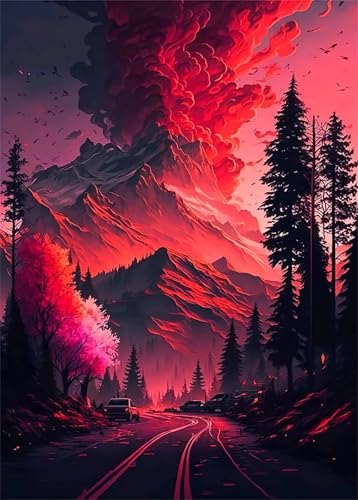 Puzzles für Erwachsene 120 Teile Bergbaum 25 x 20 cm Puzzle Erwachsene Klassische Puzzles Pädagogisches Spiel Impossible Herausforderung 120 Teile Puzzle von Jiian