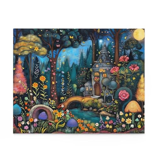 Puzzles für Erwachsene 120 Teile Blumenbaum 25 x 20 cm Puzzle Erwachsene Klassische Puzzles Pädagogisches Spiel Impossible Herausforderung 120 Teile Puzzle von Jiian