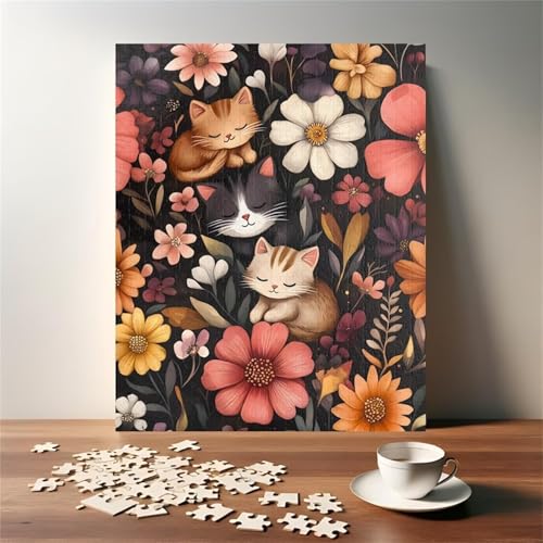 Puzzles für Erwachsene 120 Teile Cartoon Blumenkatze 25 x 20 cm Puzzle Erwachsene Klassische Puzzles Pädagogisches Spiel Impossible Herausforderung 120 Teile Puzzle Puzzles für Erwachsene 120 Teile Cartoon Blumenkatze 25 x 20 cm Puzzle Erwachsene Klassische Puzzles Pädagogisches Spiel Impossible Herausforderung 120 Teile Puzzle von Jiian