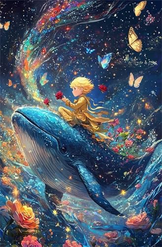 Puzzles für Erwachsene 120 Teile Fantasie Wal 25 x 20 cm Puzzle Erwachsene Klassische Puzzles Pädagogisches Spiel Impossible Herausforderung 120 Teile Puzzle von Jiian