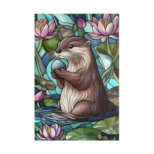 Puzzles für Erwachsene 120 Teile Lotusblumenotter 25 x 20 cm Puzzle Erwachsene Klassische Puzzles Pädagogisches Spiel Impossible Herausforderung 120 Teile Puzzle von Jiian