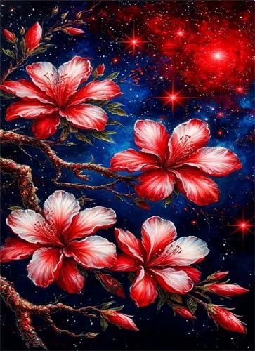 Puzzles für Erwachsene 120 Teile Rote Blumen 25 x 20 cm Puzzle Erwachsene Klassische Puzzles Pädagogisches Spiel Impossible Herausforderung 120 Teile Puzzle von Jiian