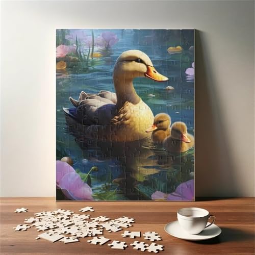 Puzzles für Erwachsene 120 Teile Tier Ente 25 x 20 cm Puzzle Erwachsene Klassische Puzzles Pädagogisches Spiel Impossible Herausforderung 120 Teile Puzzle von Jiian
