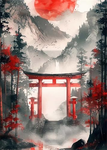 Puzzles für Erwachsene 120 Teile Tuschemalerei 25 x 20 cm Puzzle Erwachsene Klassische Puzzles Pädagogisches Spiel Impossible Herausforderung 120 Teile Puzzle von Jiian