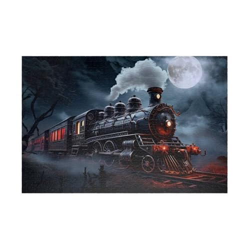 Puzzles für Erwachsene 1314 Teile Zuglandschaft 75 x 50 cm Puzzle Erwachsene Klassische Puzzles Pädagogisches Spiel Impossible Herausforderung 1314 Teile Puzzle von Jiian