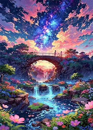 Puzzles für Erwachsene 200 Teile Anime Landschaft 35 x 25 cm Puzzle Erwachsene Klassische Puzzles Pädagogisches Spiel Impossible Herausforderung 200 Teile Puzzle von Jiian