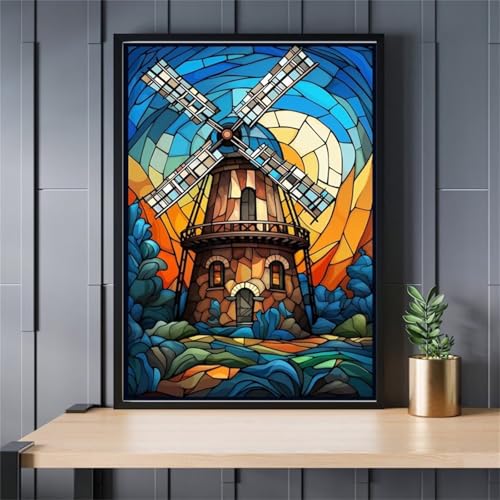 Puzzles für Erwachsene 200 Teile Buntglas Windmühle 35 x 25 cm Puzzle Erwachsene Klassische Puzzles Pädagogisches Spiel Impossible Herausforderung 200 Teile Puzzle Puzzles für Erwachsene 200 Teile Buntglas Windmühle 35 x 25 cm Puzzle Erwachsene Klassische Puzzles Pädagogisches Spiel Impossible Herausforderung 200 Teile Puzzle von Jiian