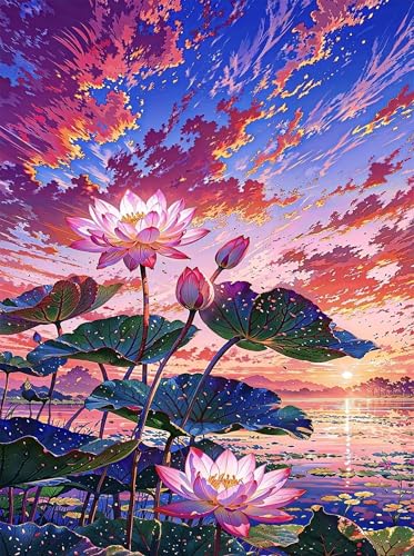 Puzzles für Erwachsene 200 Teile Himmelslotussee 35 x 25 cm Puzzle Erwachsene Klassische Puzzles Pädagogisches Spiel Impossible Herausforderung 200 Teile Puzzle von Jiian