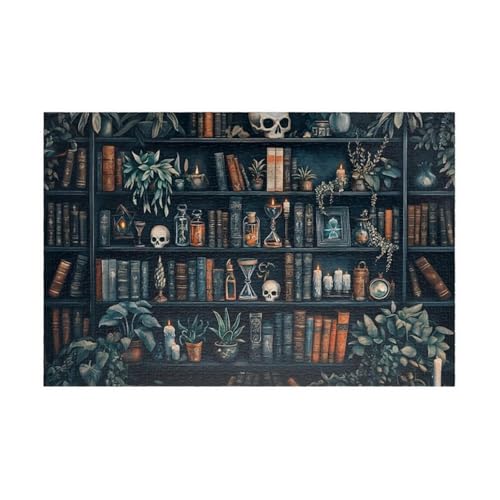 Puzzles für Erwachsene 200 Teile Pflanzenbücherregal 35 x 25 cm Puzzle Erwachsene Klassische Puzzles Pädagogisches Spiel Impossible Herausforderung 200 Teile Puzzle von Jiian
