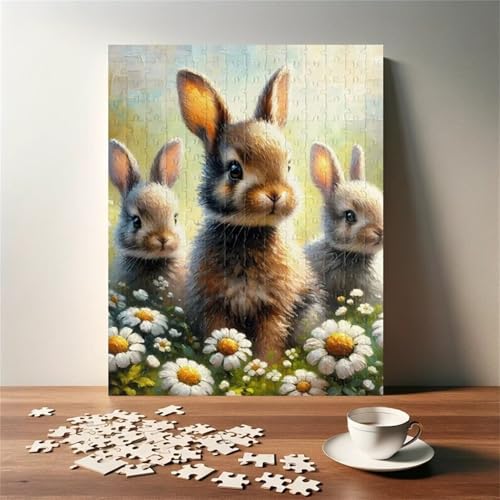 Puzzles für Erwachsene 200 Teile Tiere Kaninchen Blumen 35 x 25 cm Puzzle Erwachsene Klassische Puzzles Pädagogisches Spiel Impossible Herausforderung 200 Teile Puzzle Puzzles für Erwachsene 200 Teile Tiere Kaninchen Blumen 35 x 25 cm Puzzle Erwachsene Klassische Puzzles Pädagogisches Spiel Impossible Herausforderung 200 Teile Puzzle von Jiian