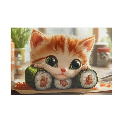 Puzzles für Erwachsene 2000 Teile Futtertier Katze 100 x 70 cm Puzzle Erwachsene Klassische Puzzles Pädagogisches Spiel Impossible Herausforderung 2000 Teile Puzzle von Jiian