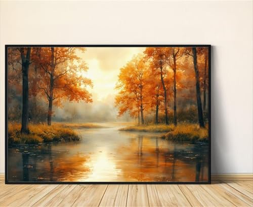 Puzzles für Erwachsene 300 Teile Herbst Baum Fluss 40 x 28 cm Puzzle Erwachsene Klassische Puzzles Pädagogisches Spiel Impossible Herausforderung 300 Teile Puzzle von Jiian