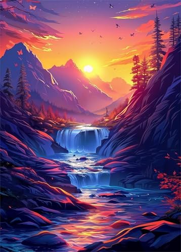 Puzzles für Erwachsene 300 Teile Sonnenaufgang Berg Fluss 40 x 28 cm Puzzle Erwachsene Klassische Puzzles Pädagogisches Spiel Impossible Herausforderung 300 Teile Puzzle Puzzles für Erwachsene 300 Teile Sonnenaufgang Berg Fluss 40 x 28 cm Puzzle Erwachsene Klassische Puzzles Pädagogisches Spiel Impossible Herausforderung 300 Teile Puzzle von Jiian