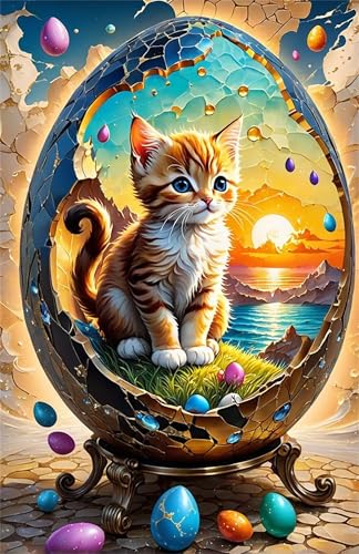 Puzzles für Erwachsene 300 Teile Sonnenaufgang Tiere Katzen 40 x 28 cm Puzzle Erwachsene Klassische Puzzles Pädagogisches Spiel Impossible Herausforderung 300 Teile Puzzle von Jiian