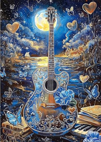 Puzzles für Erwachsene 520 Teile Mondgitarre 52 x 38 cm Puzzle Erwachsene Klassische Puzzles Pädagogisches Spiel Impossible Herausforderung 520 Teile Puzzle Puzzles für Erwachsene 520 Teile Mondgitarre 52 x 38 cm Puzzle Erwachsene Klassische Puzzles Pädagogisches Spiel Impossible Herausforderung 520 Teile Puzzle von Jiian