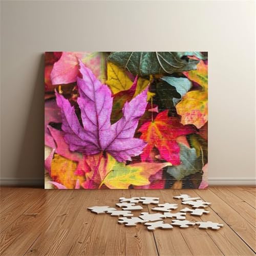 Puzzles für Erwachsene 70 Teile Ahornblatt 20 x 15 cm Puzzle Erwachsene Klassische Puzzles Pädagogisches Spiel Impossible Herausforderung 70 Teile Puzzle von Jiian