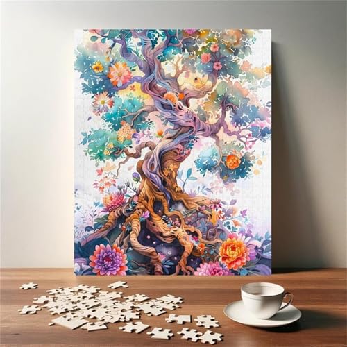Puzzles für Erwachsene 70 Teile Blumenbaum 20 x 15 cm Puzzle Erwachsene Klassische Puzzles Pädagogisches Spiel Impossible Herausforderung 70 Teile Puzzle von Jiian
