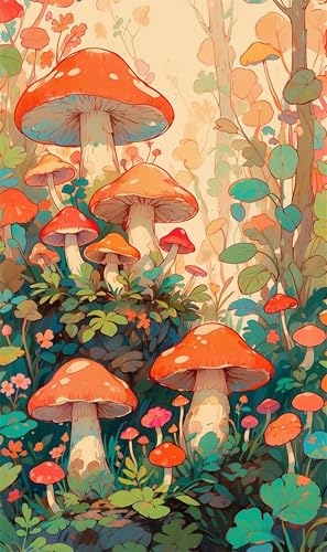 Puzzles für Erwachsene 70 Teile Pilzblume 20 x 15 cm Puzzle Erwachsene Klassische Puzzles Pädagogisches Spiel Impossible Herausforderung 70 Teile Puzzle von Jiian