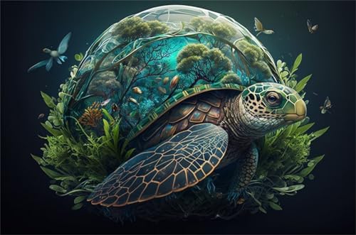 Puzzles für Erwachsene 70 Teile Schildkröte 20 x 15 cm Puzzle Erwachsene Klassische Puzzles Pädagogisches Spiel Impossible Herausforderung 70 Teile Puzzle von Jiian