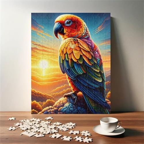 Puzzles für Erwachsene 70 Teile Tierpapagei 20 x 15 cm Puzzle Erwachsene Klassische Puzzles Pädagogisches Spiel Impossible Herausforderung 70 Teile Puzzle von Jiian