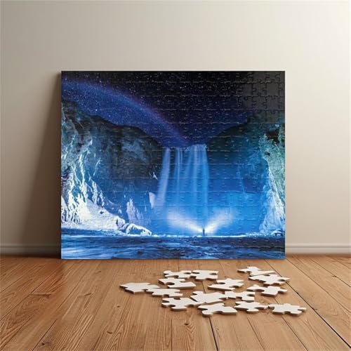 Puzzles für Erwachsene 70 Teile Wasserfalllandschaft 20 x 15 cm Puzzle Erwachsene Klassische Puzzles Pädagogisches Spiel Impossible Herausforderung 70 Teile Puzzle von Jiian