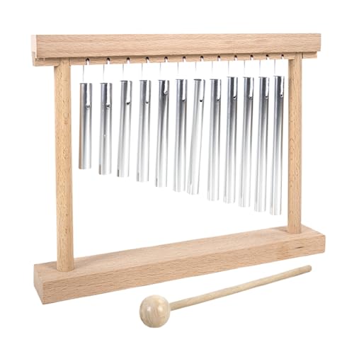 Jiimhte Chimes-Instrument | Percussion Musikinstrument - Präzise gestimmte Windspiele für Anfänger in Unterricht, Schule, Yoga, Innenräumen, Garten, Tempel und Unterhaltung Jiimhte Chimes-Instrument | Percussion Musikinstrument - Präzise gestimmte Windspiele für Anfänger in Unterricht, Schule, Yoga, Innenräumen, Garten, Tempel und Unterhaltung von Jiimhte