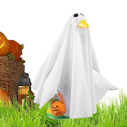Jiimhte Halloween-Gänse-Outfit – -Gänse-Kostüm – Gartenstatue, Urlaubskleidung für Halloween, Hof, Herbst, Saison, Hausbesitzer, Event, Organizer, Sammler, Innenhof von Jiimhte