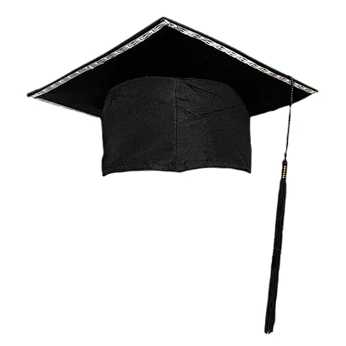 Jiimhte High School Graduation Hut | LED Erwachsene Sublimation Hut - Grad Supplies Kopfbedeckung mit Quaste College Kostüm Zubehör für Universität High School Motto, weiß, Refer to von Jiimhte