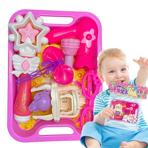 Jiimhte Rollenspielset für Mädchen, Rollenspielset für Kinder - Realistisches -Haarstyling-Spielzeug-Zubehör-Set - Lustiges Kinder-Rollenspiel-Spielzeug für Kinder, Rollenspiel, Rollenspiel-Spielzeug Jiimhte Rollenspielset für Mädchen, Rollenspielset für Kinder - Realistisches -Haarstyling-Spielzeug-Zubehör-Set - Lustiges Kinder-Rollenspiel-Spielzeug für Kinder, Rollenspiel, Rollenspiel-Spielzeug von Jiimhte