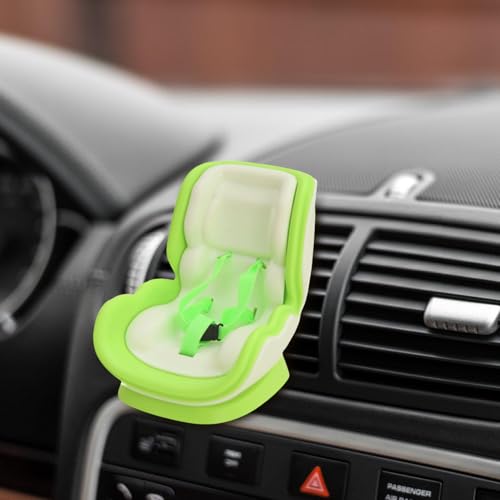 Mini Puppen Autositz Für La-bu-bu Mit Lüftungsclip, Puppen Autositz Für 10–17cm GroßePuppen, Niedlicher Auto Lüftungsschlitz Dekoration Sitz, Puppenautositz FürPuppen Für Fans, Puppensammler, Display von Jiimhte