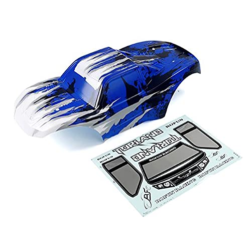 Jiklophg Auto Karosserie und Aufkleber für Auto Schalen Passend für 1/8 XL Rovan Torland Td BüRstenloser, Blau von Jiklophg