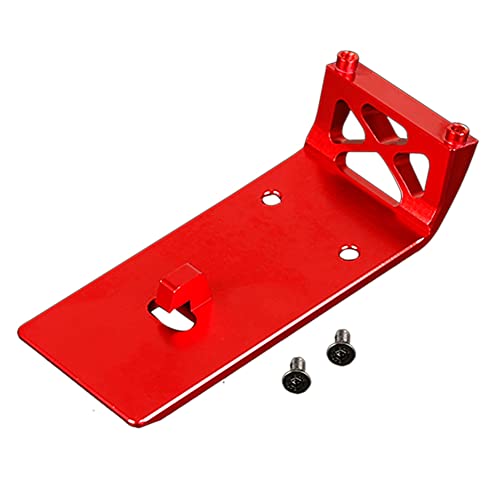 Jiklophg CNC Metall Front Schutz Platte für 1/5 BAHA ROVAN KM Baja 5B 5T 5SC Rc Auto Spielzeug Teile,Rot von Jiklophg
