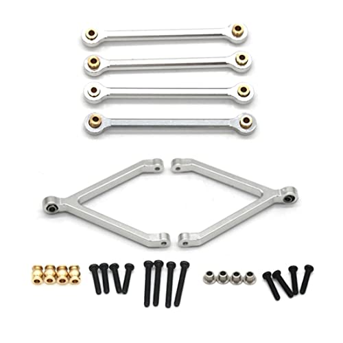 Jiklophg Metall Chassis Rod Chassis Tie Links Set für FMS FCX24 1/24 RC Crawler Car Upgrades Teile ZubehöR,5 von Jiklophg