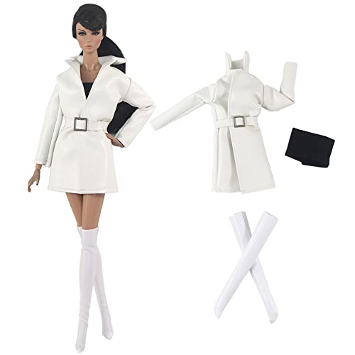 Jilibaba Puppenkleidung, Ledermantel, Tops, Stiefel mit Hut, lässiger Anzug, Kostüm-Outfits, Zubehör für 1/6 SD-Puppe, 27,9 cm, 30 cm, Mädchenpuppe, Kindergeschenk, Spielzeug #4 Jilibaba Puppenkleidung, Ledermantel, Tops, Stiefel mit Hut, lässiger Anzug, Kostüm-Outfits, Zubehör für 1/6 SD-Puppe, 27,9 cm, 30 cm, Mädchenpuppe, Kindergeschenk, Spielzeug #4 von Jilibaba