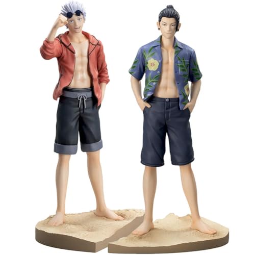2PCS Gojo Satoru und Geto Suguru Figur 21cm Strandbekleidung PVC Modell JJK Anime Actionfiguren Desktop Dekoration für Fans Sammlerstücke Geschenke 2PCS Gojo Satoru und Geto Suguru Figur 21cm Strandbekleidung PVC Modell JJK Anime Actionfiguren Desktop Dekoration für Fans Sammlerstücke Geschenke von Jilijia