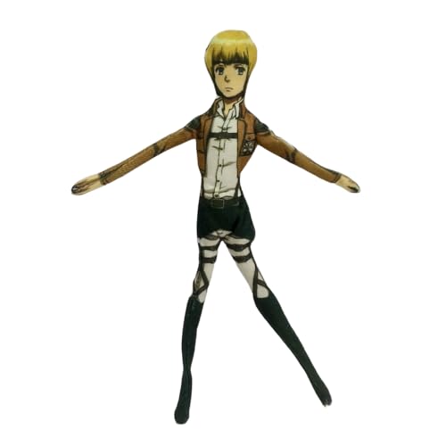 Armin Arlert Plüschfigur, Anime, lustig, drehbar, weich, gefüllt, Cartoon-Kissen, 28 cm, für Zuhause, Schlafzimmer, Sofa, Dekoration, Geschenke von Jilijia