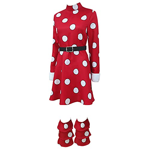 Cosplay Komori Kinoko Kostüm My Hero Academia Anime Uniform Outfits Niedlich Pilz Kleid mit Gürtel Damen Halloween Party Kostüm, Kleid, 46 von Jilijia