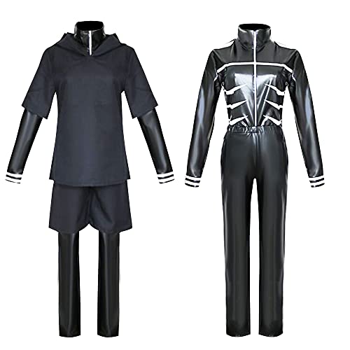 Halloween Kaneki Ken Cosplay Kostüm Set Japan Anime Tokyo Ghoul Ken Kaneki Jumpsuit Uniform Full Outfit von Jilijia