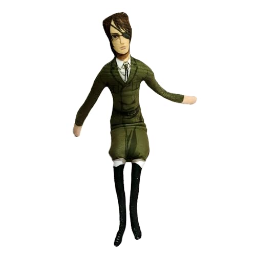 Hange Zoe Plüschfigur, Anime, lustig, drehbar, weich, gefüllt, Cartoon-Kissen, 28 cm, für Zuhause, Schlafzimmer, Sofa, Dekoration, Geschenke von Jilijia