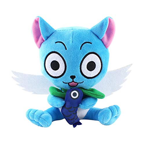 Jilijia Happy Fairy Tail Anime Plüschpuppe Kreative Gefüllte Plüschtiere Spielzeug für Zuhause Dekorative Cartoon Plüsch Halloween für Kinder Erwachsene-17CM von Jilijia