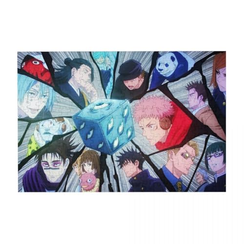 JJK Gojo Satoru Puzzle Beliebtes Anime Geto Suguru DIY Holz Caroon Jigsaw 500 Stück Itadori Yuuji Figur Puzzles für Erwachsene Kinder Familienspiel JJK Gojo Satoru Puzzle Beliebtes Anime Geto Suguru DIY Holz Caroon Jigsaw 500 Stück Itadori Yuuji Figur Puzzles für Erwachsene Kinder Familienspiel von Jilijia
