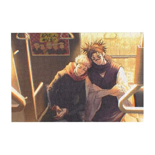 JJK Gojo Satoru Puzzle Beliebtes Anime Geto Suguru DIY Holz Caroon Jigsaw 500 Stück Itadori Yuuji Figur Puzzles für Erwachsene Kinder Familienspiel JJK Gojo Satoru Puzzle Beliebtes Anime Geto Suguru DIY Holz Caroon Jigsaw 500 Stück Itadori Yuuji Figur Puzzles für Erwachsene Kinder Familienspiel von Jilijia
