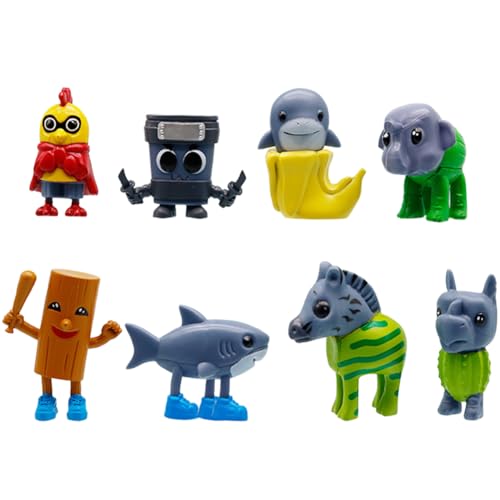 Jilijia 8 Stück Tung Tung Tung Sahur Figur Niedliche Anime Brainrot Tiere Modell Brr Brr Patapim/Tralalelo Tralala Actionfiguren, Cartoon-Statue, Sammlerstücke, Desktop-Dekoration Jilijia 8 Stück Tung Tung Tung Sahur Figur Niedliche Anime Brainrot Tiere Modell Brr Brr Patapim/Tralalelo Tralala Actionfiguren, Cartoon-Statue, Sammlerstücke, Desktop-Dekoration von Jilijia