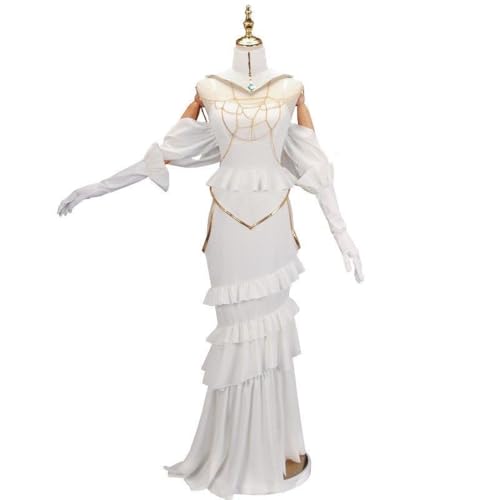 Jilijia Albedo Cosplay-Kostüm, Anime-Charakter, Rollenspiel-Outfit, Albedo, weißes Kleid für Damen, Halloween, Abschlussball, Party Jilijia Albedo Cosplay-Kostüm, Anime-Charakter, Rollenspiel-Outfit, Albedo, weißes Kleid für Damen, Halloween, Abschlussball, Party von Jilijia