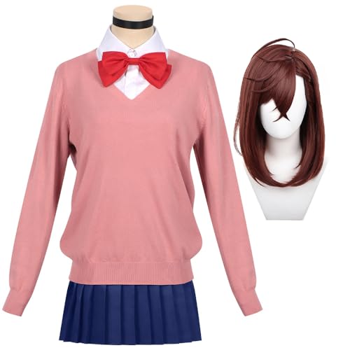 Jilijia Anime Ayase Momo Cosplay Kostüm Komplettes Set Cartoon Halloween Outfits Karneval Cosplay Schuluniform Matrosenanzug von Jilijia