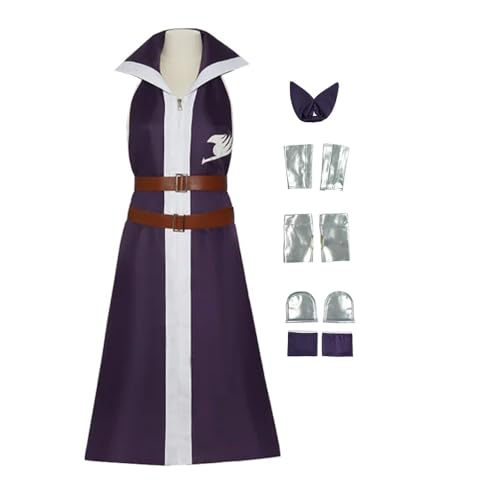 Jilijia Anime Fairy Tail Cosplay Kostüm Erza Scarlet/Lucy Heartfilia Cosplay Uniform Kleid Halloween Karneval Party Dress Up Anzug von Jilijia