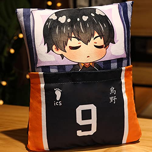 Jilijia Anime Haikyuu Plüschtiere Kageyama Tobio Plüschpuppe 36 x 27 cm für Kinder Geschenk, Heimdekoration von Jilijia